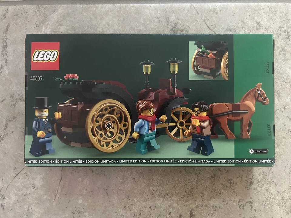 XMAS SALE LEGO LIMITED EDITION 40603 WINTERTIME CARRIAGE RIDE 153PCS - Image 2 of 2