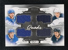 2016 The Cup Quads Jerseys Silver 6/10 Mitch Marner William Nylander #C4-LJR ka7