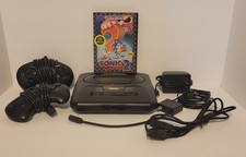 TESTED Sega Genesis Model MK-1631 Console + Sonic 2 + 2 Controller Bundle 