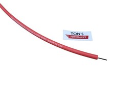 Ton's Red 8.5mm 25 ohms Race Wire silicone Spark plug wire sold by foot USA MADE