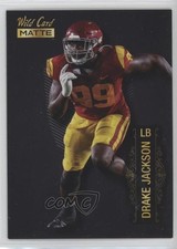 2022 Wild Card MATTE Black Drake Jackson #MB-38 Rookie RC 1a7j. rookie card picture