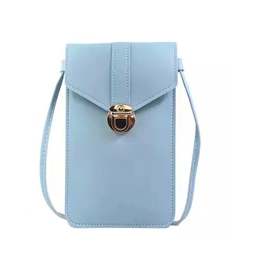 Girls PU Leather Mobile Phone Bag Case Pouch Cross Body Purse Small Shoulder Bag - Picture 12 of 13