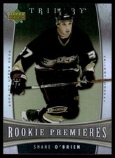 2006-07 Upper Deck Trilogy Shane O'Brien Rookie /999 Anaheim Ducks #101