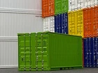 1/64 DCP LIME GREEN 20' SHIPPING CONTAINER UNIT