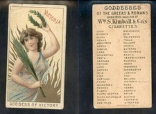 1889 N188 KIMBALL GODDESSES OF THE GREEK ROMANS 