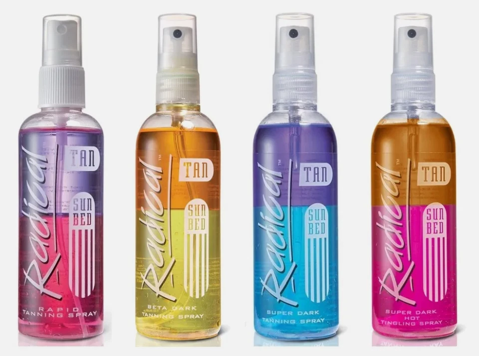 Radical Tanning Spray oil - Sunbed Accelerator Lotion Dark Tan - 165ml - UK