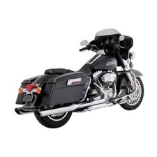 Vance & Hines Twin Slash Round Slip-Ons Chrom f. Harley-Davidson Touring 95-16