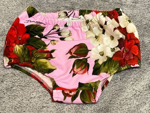 Dolce and Gabbana baby diaper cover bloomers pink Dress replacement short 18-24m - 第 1/2 張圖片