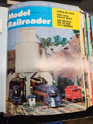 1974 Model Railroader Magazine - Complete Year in A Model Railroader Blue Binder - Picture 3 of 13