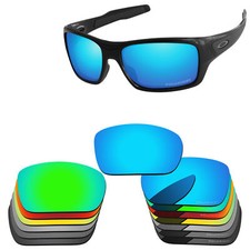 Lenslog POLARIZED ETCHED Replacement Lenses For-Oakley Turbine Sunglassf