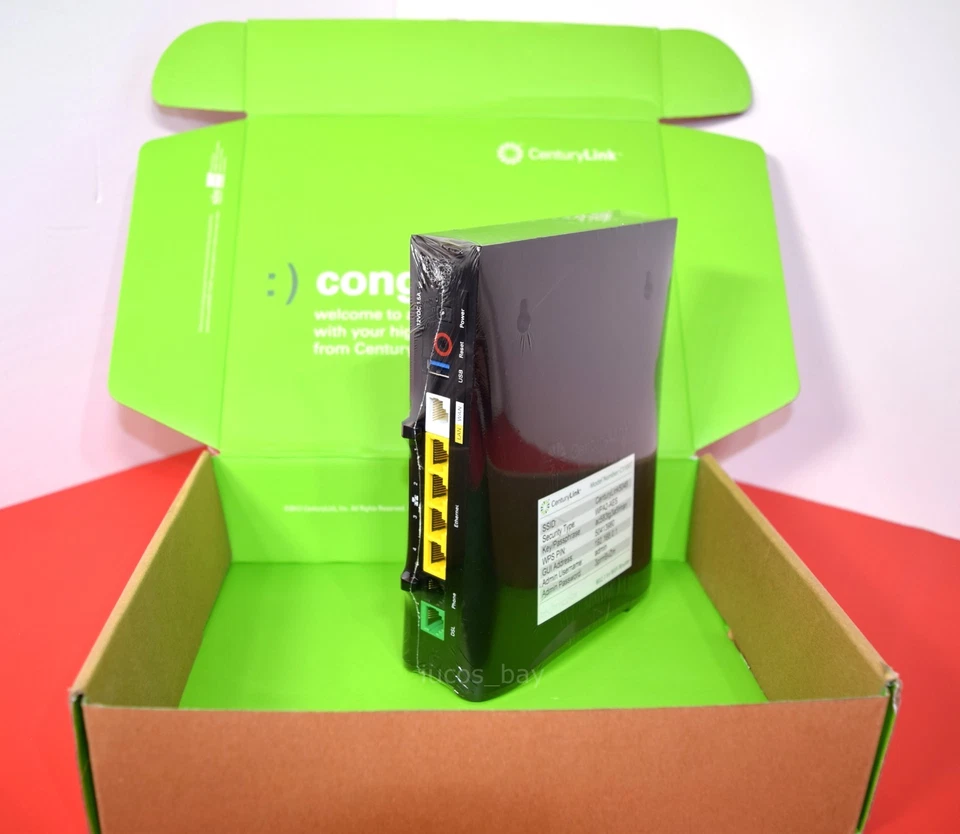 CenturyLink Technicolor C1100T DSL VDSL2 Modem 802.11n WiFi Wireless Router - Image 3 of 4