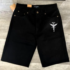 NIRVANA punk rock band men's regular fit denim Shorts (30 to 50)