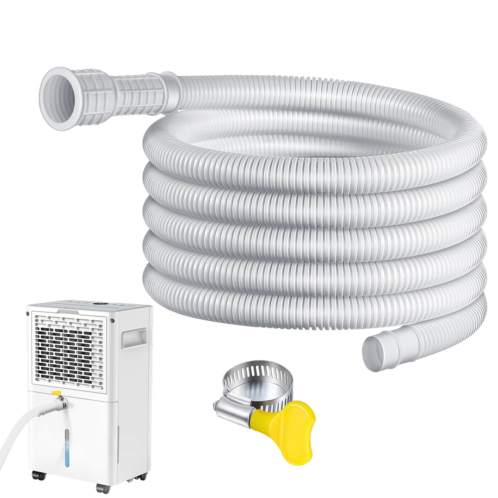 Dehumidifier Drain Hose Replacement Garden Faucet Drain Hose With Connect Clip-image