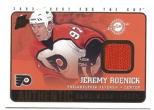 2002-03 Pacific Quest For The Cup Game Worn Jersey - Jeremy Roenick