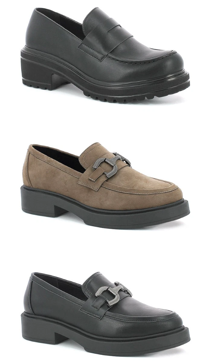 INBLU mocassini donna invernali pelle sintetica morbidi slip on
