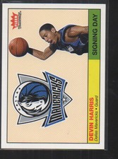 DEVIN HARRIS 2004-05 FLEER TRADITION SIGNING DAY #5