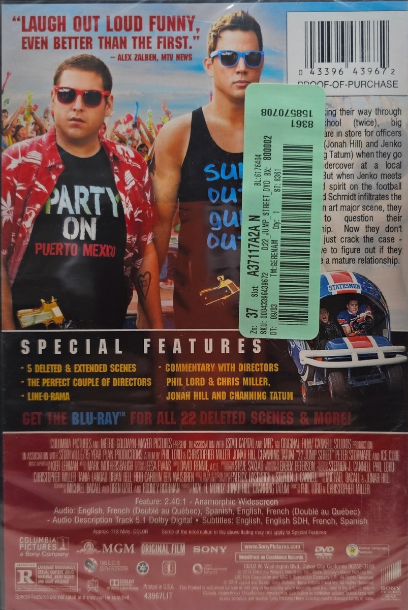22 Jump Street (DVD, 2014, )New/Sealed 43396439672| eBay