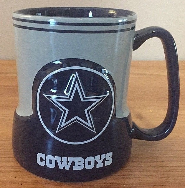 DALLAS COWBOYS 3D ceramic coffee MUG NFL eBay