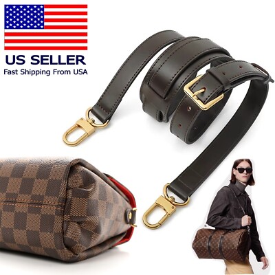 Elegant Tan Leather Straps Louis Vuitton Louis Vuitton Vachetta Pochette Accessories Strap 1788982  main image 3