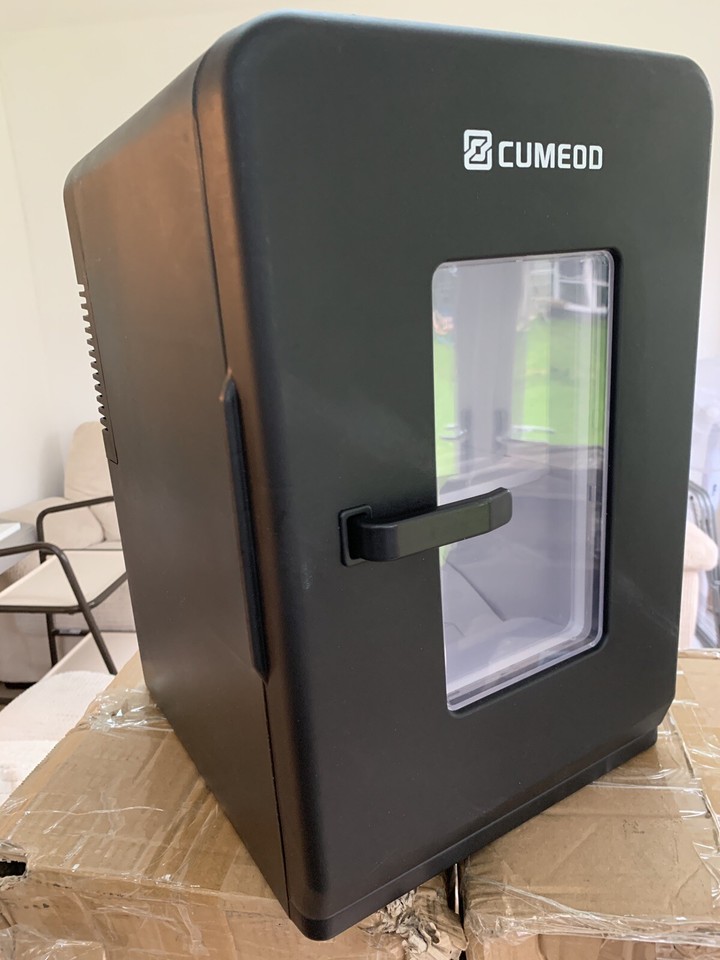 Mini Fridge 15 Liter/21 Cans Upgrade Portable AC+DC Power Small Fridge