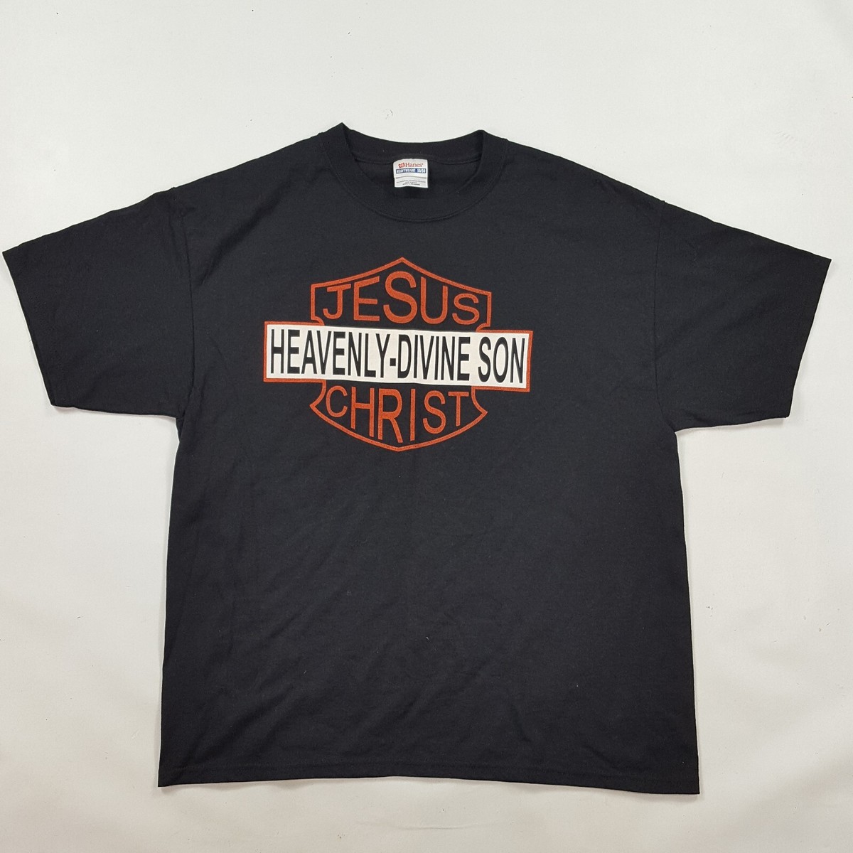 Vintage Jesus Christ Harley Biker Y2K Men's Large Black Vintage Jesus Christ Harley Biker Y2K Men's Large Black