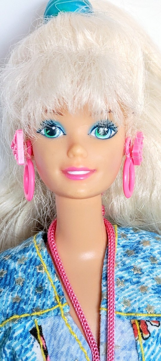 Barbie 1990 All American Stone Wash Iconic Reebok #9423 | eBay
