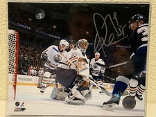 Dwayne Roloson Signed Edmonton Oilers 8x10 Photo HockeyInk 2