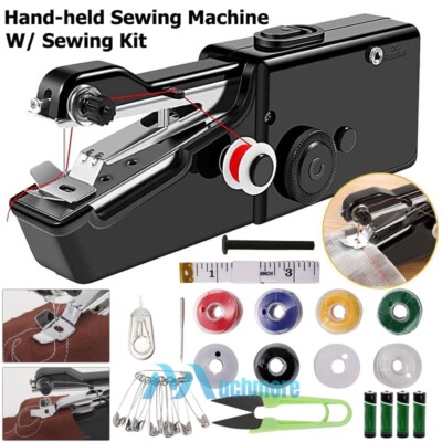 Mini Sewing Machine Electric Tailor Stitch Portable Cordless Home Travel Sewing