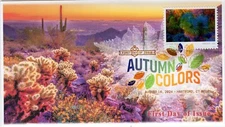 24-249, 2024, Autumn Colors, First Day Cover, Digital Color Postmark, Americover