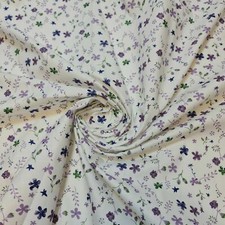 100% Cotton Ditsy Floral Material Dress Craft Quilting Patchwork Fabric 44"