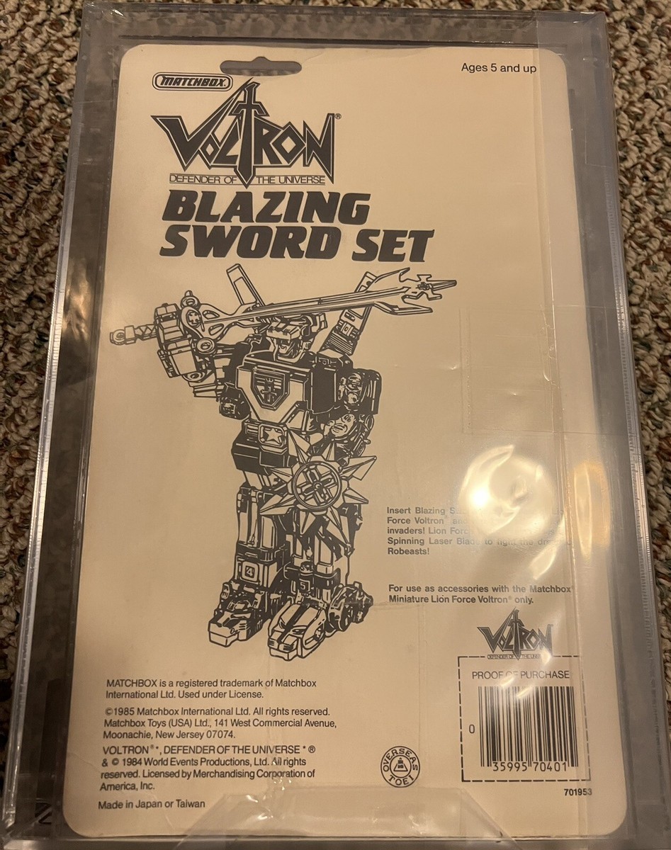 Vintage 1984 Matchbox Voltron AFA Graded Full Set MISB | eBay
