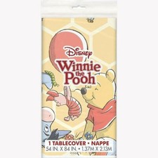 Winnie The Pooh Tablecover 54 x 84 Birthday Shower