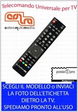 TELECOMANDO UNIVERSALE per TV DECODER SAT e DIGITALE COBRA SCEGLI MODELLO LISTA