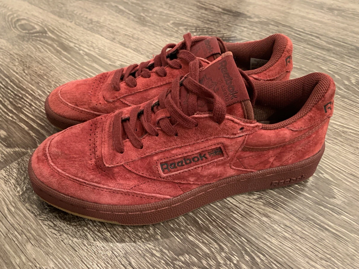 Donker worden bodem lip Reebok X Kendrick Lamar Club C 85 TG Burgundy Dark Red BD1884 Sneakers Sz  6.5Men | eBay