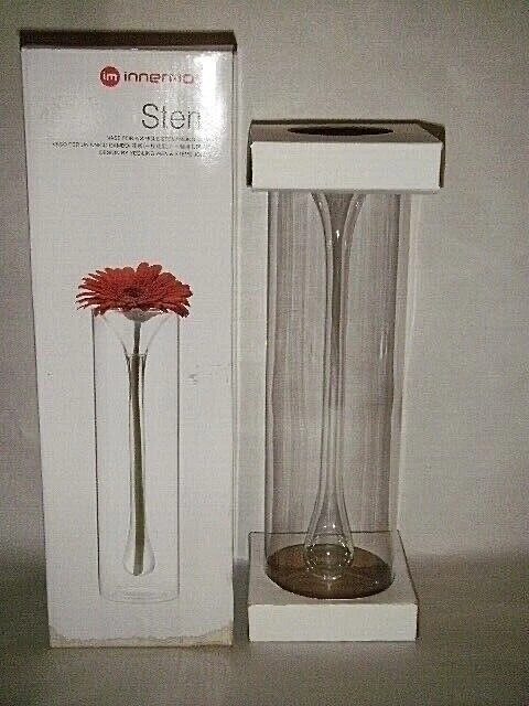 NIB INNERMOST YEE LING WAN STEM VASE 12" DESIGNER EXHIBIT SOUTH BANK LONDON NOS