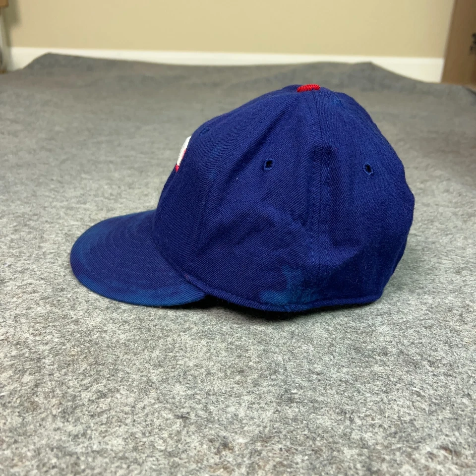 Vtg Texas Rangers Mens Hat Cap 7 1/8 Blue Wool 59Fifty Diamond Collection USA - Image 4 of 4