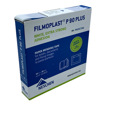 Filmoplast Klebeband P90 Plus selbstklebend 50 g/m² Papierscharnier 20 mm x 50 m Rahmen