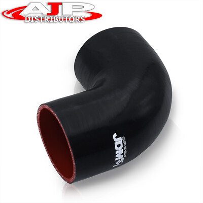 90 Degree Coupler 90 Degree Elbow Silicone Hose Coupler - Reduces 2.5" To 2", 4-Ply Black Glossy, High Temp & Pressure Rated 2 In Coupler - Foto 13