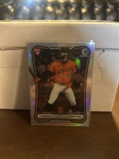 2026 Bowman Chrome Red Stamp RC Variation Refractor #58 Bryce Eldridge Giants