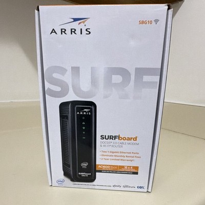 ARRIS SURFboard SBG10 Dual Band AC1600 Docsis 3 WIFI Cable Modem & Router In One