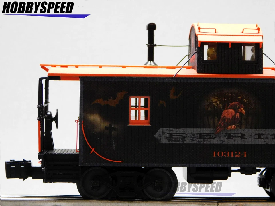 LIONEL EERIE VISION N6B CABOOSE #103124 glow in dark hallowen elrx 2426780 NEW - Image 4 of 4