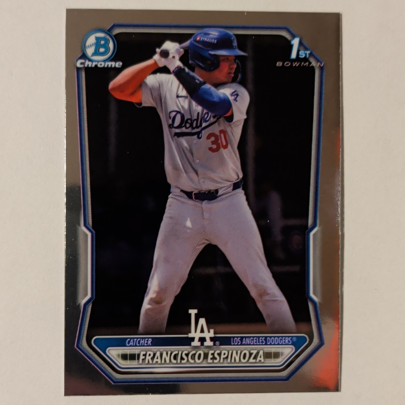 Topps Bowman 2026 Chrome Prospects Francisco Espinoza RC #BCP-106 Dodgers