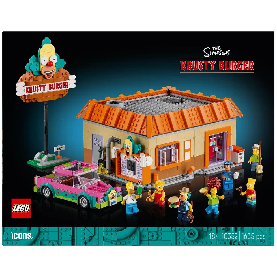 LEGO x The Simpsons: Krusty Burger (10352) + Living Room Set (5009325)  - Image 3 of 4