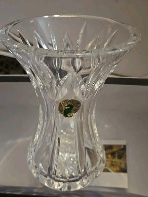 VTG WATERFORD Crystal ''Mother's Day 5th Edition'' Vase  6''H CZECH