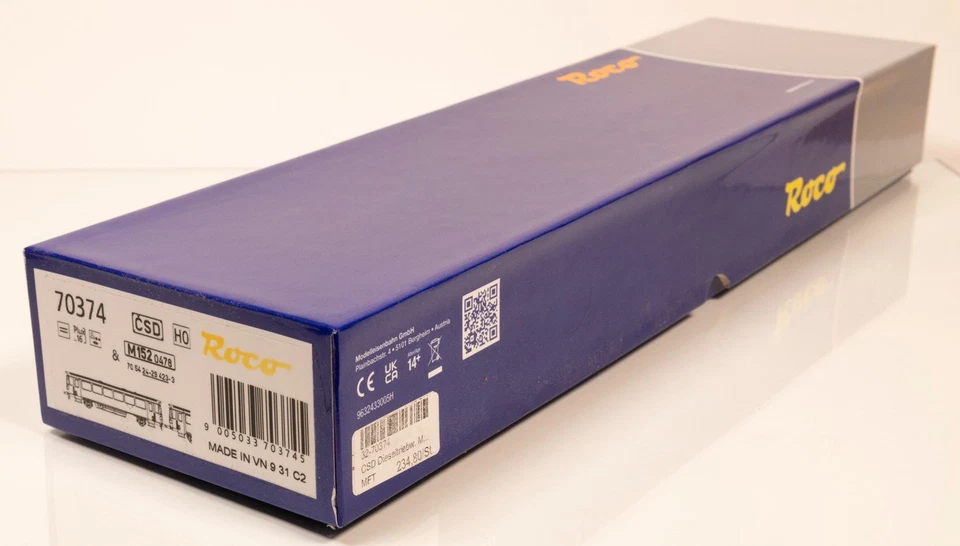 Roco H0 70374 Dieseltriebwagen Reihe M 152.0 mit Beiwagen der CSD Epoche IV - Bild 3 von 4