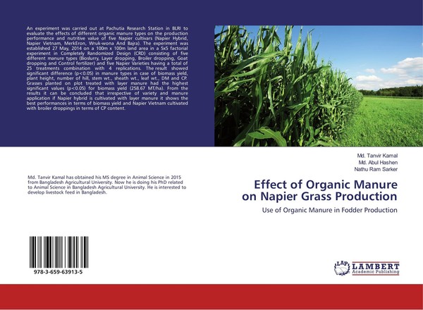 Effect Of Organic Manure On Napier Grass Production Md. Tanvir Kamal-image