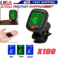 LCD Clip On Chromatic Acoustic Electric Guitar Bass Ukulele Banjo Violin Tuner