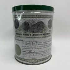 3M Minnesota Mining & Manufacturing Co History Memorabilia Tin w Puzzle See Pics