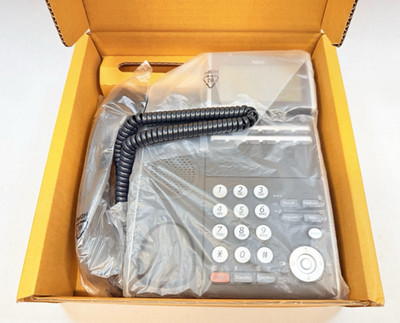NEW NEC ITL-12D-1P (BK) TEL DT700 Series IP Phone, LCD Display, 12-Keys
