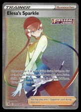 ELESA'S SPARKLE 275/264 RAINBOW RARE FUSION STRIKE POKEMON NM/M on eBay